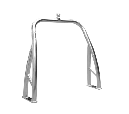 lawaia Pontoon Ski Tow Bar Silver Polished Finish 43 x 38 Inch Heavy Duty 5-Year Warranty