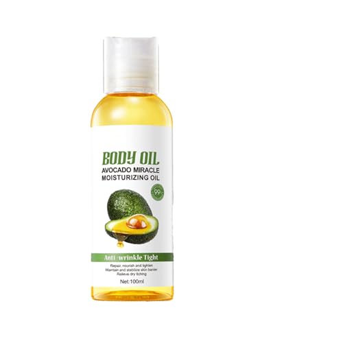 Aceite Corporal De Aguacate, Aceite Corporal Orgánico, Aceite De Aguacate Para El Cuidado Corporal, Aceite Corporal Para Pieles Secas, Hidrata Y Calma La Piel Con Aceite, 100ml