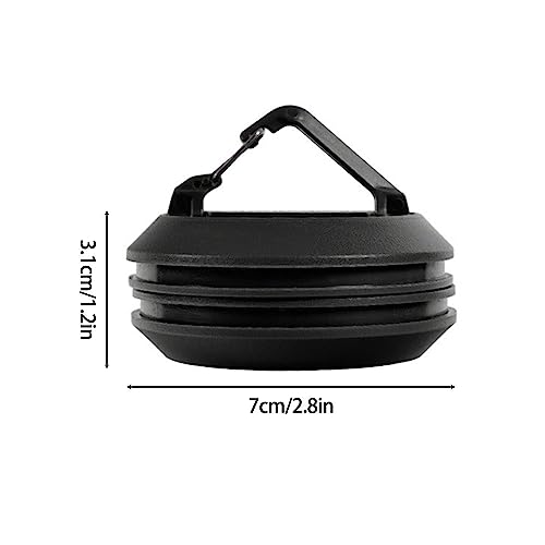 MiOYOOW Magnetic Hook, Heavy Duty Strong Magnet Hook for Tents Canopy Camping Hiking Kitchen, Black - Image 2