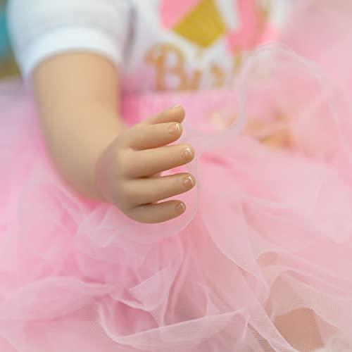 Muñeca Reborn Realista para Niños de 24 Pulgadas miniatura 4