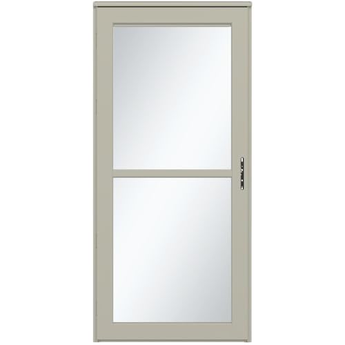 Platinum Pebblestone Storm Door