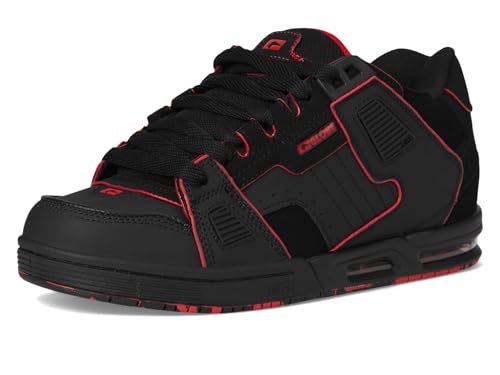 Image of Globe Men's Sabre, Black /Red /Mosaic, 10.5, Medium