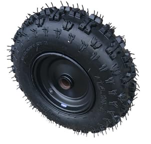 Roue complète Jante 6 pouces avant Noir avec pneu 4.10-6 ATV Quad pour enfant