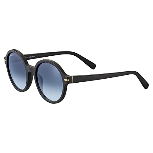 Serengetti Square Joan Matte Black-Mineral Polarized Blue, Multi, One Size
