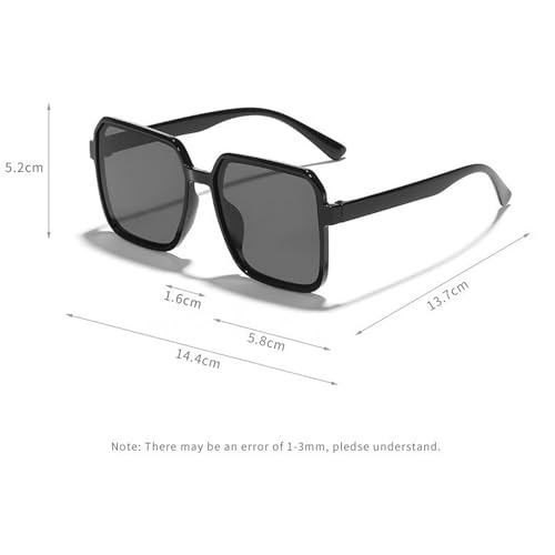 Oversized Square Sunglasses for Women 2025 Luxury Big Frame Gradient Sun Glasses Female Retro Punk Shades UV400 Eyewear4