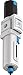 FESTO MS4-LFR-1/4-D7-ERV-AS 529158 Filter Pressure Reducing Valve