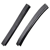 TOYANDONA Protectores De Tabla De Skate Parachoques De Silicona Anticolisión Negro 30cm Compatible Longboard y Skate De Doble para Protección De Cantos y Puntas Patinetas