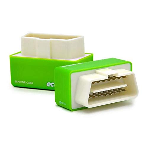 ECO Fuel Saver Device Nitro OBD2 Plug and Drive Chip Tuning Box for Benzine, Green - 15% Fuel Save