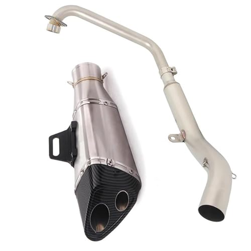 Tuyau d'échappement avant Zontes ZT125 pour libérer la sonorité et les gaz 51mm