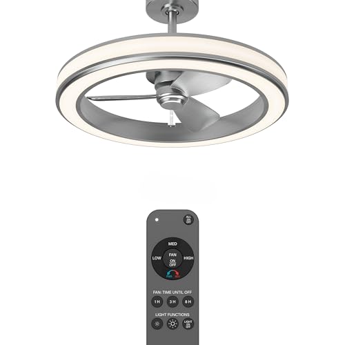 Artika Edwin 25 LED Chandelier Ceiling Fan Silver