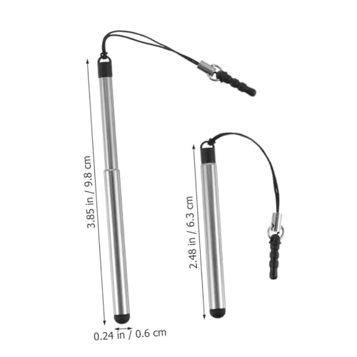 Lápiz capacitivo universal regulable para smartphone Android y tablet de estudio 2