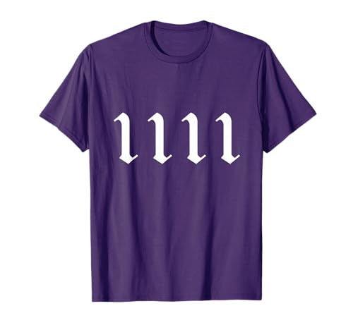 Angel Number 1111 Numerology Mystical Spiritual Number T-Shirt