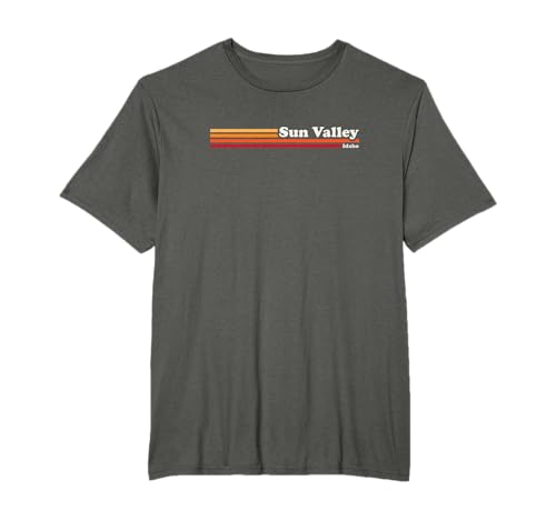 Vintage années 1980 style graphique Sun Valley Idaho T-Shirt