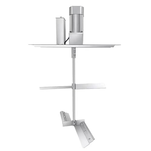 Mezclador eléctrico de mermelada, agitador automático de acero inoxidable con raspador de 4 cuchillas para sopa, chile, salsa, bebidas, mermelada y gachas, mezclador comercial de alimentos