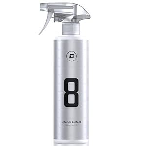 BLASK No.8 Interior Perfect – Leather & Plastic Conditioner, Car Seat and Interior Cleaning Supplies | 3 in 1 Spray Wax Coating | Prevents Cracking and Static (16.91oz)