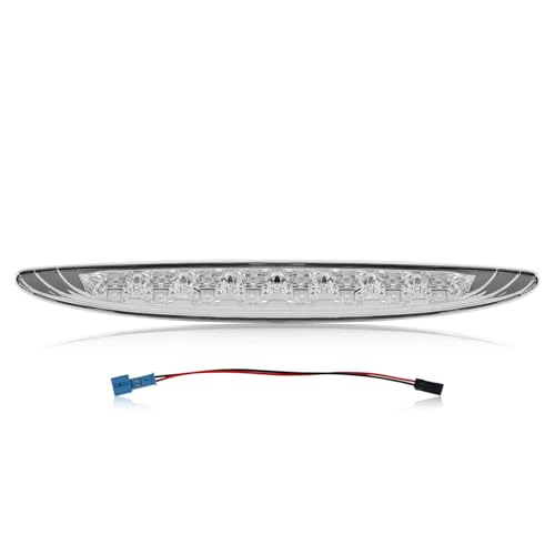 Baceyong Troisième feu stop à LED 3ème feu stop haut Compatible avec Mini Cooper R50, R53 2002-2006, remplace 63256935789, transparent