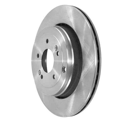 Image of Detroit Axle - Rear Brake Rotors for 10-16 Hyundai Genesis Coupe, Disc Brake Rotors 2010 2011 2012 2013 2014 2015 2016 Replacement: 12.99 inch inch Rotor