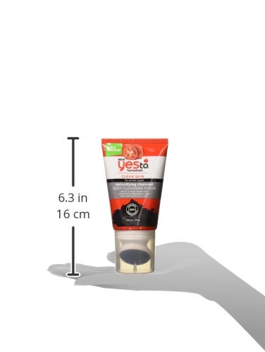 Miniatura 9 de Yes To Tomatoes Clear Skin Detoxifying Charcoal Exfoliante de limpieza profunda de 3.5 onzas, para todo tipo de piel para limpiar y purificar