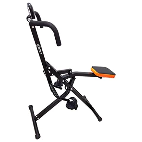 Ffitness FLTBC300 Total Power Body Crunch Pump with LCD Computer Display Home Fitness Trainer Multifunction Tool for PETTORALS, Glutees, Abdominals, Legs And Arm Swap, Black Cover