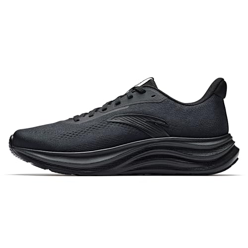 Men’s Running Shoes, Lightweight Cushioned Breathable Sneakers, Comfortable Trainers with Slip Resistant Outsole for Jogging, Walking and Daily Workout