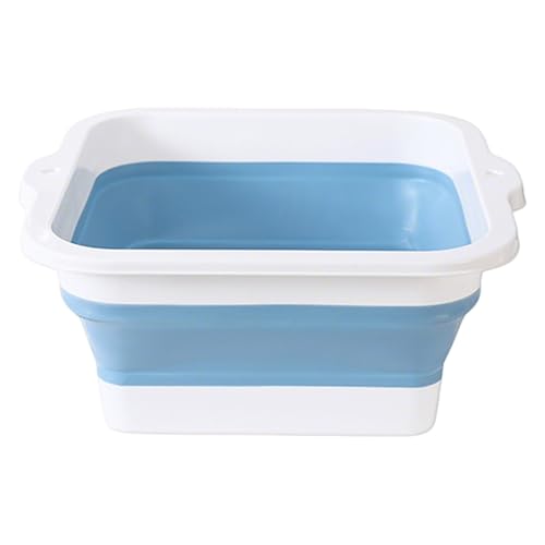 Bac à pieds - Baignoire pour tremper les pieds - 168 points de massage - Picots convexes - Pliable - Grand - Pour voyage, maison, personnes âgées