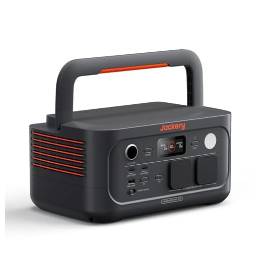 Jackery Explorer 500 V2 Tragbare Powerstation, 512Wh Solargenerator 230V/500W (Spitze 1000W) mit Schnellladung, LiFePO4 Akku 6000 Zyklen, Solargenerator für Camping, Wohnmobil, Notfälle, Reisen