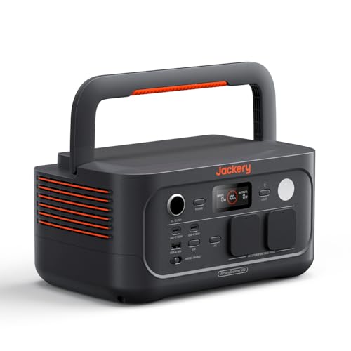 Jackery Explorer 500 V2 Tragbare Powerstation, 512Wh Solargenerator 230V/500W (Spitze 1000W) mit...