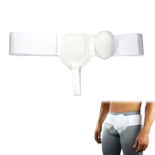 Suspensorio Testicular Postoperatorio para Hombre - Cinturón Hernia Inguinal con Faja Abdominal, Soporte Efectivo y Diseño Ajustable