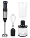 Frullatore a immersione 1000W Frullatore portatile multifunzione a risparmio energetico 4 in 1 a basso rumore con tritatutto / frullino per uova / bicchiere in acciaio inossidabile senza BPA
