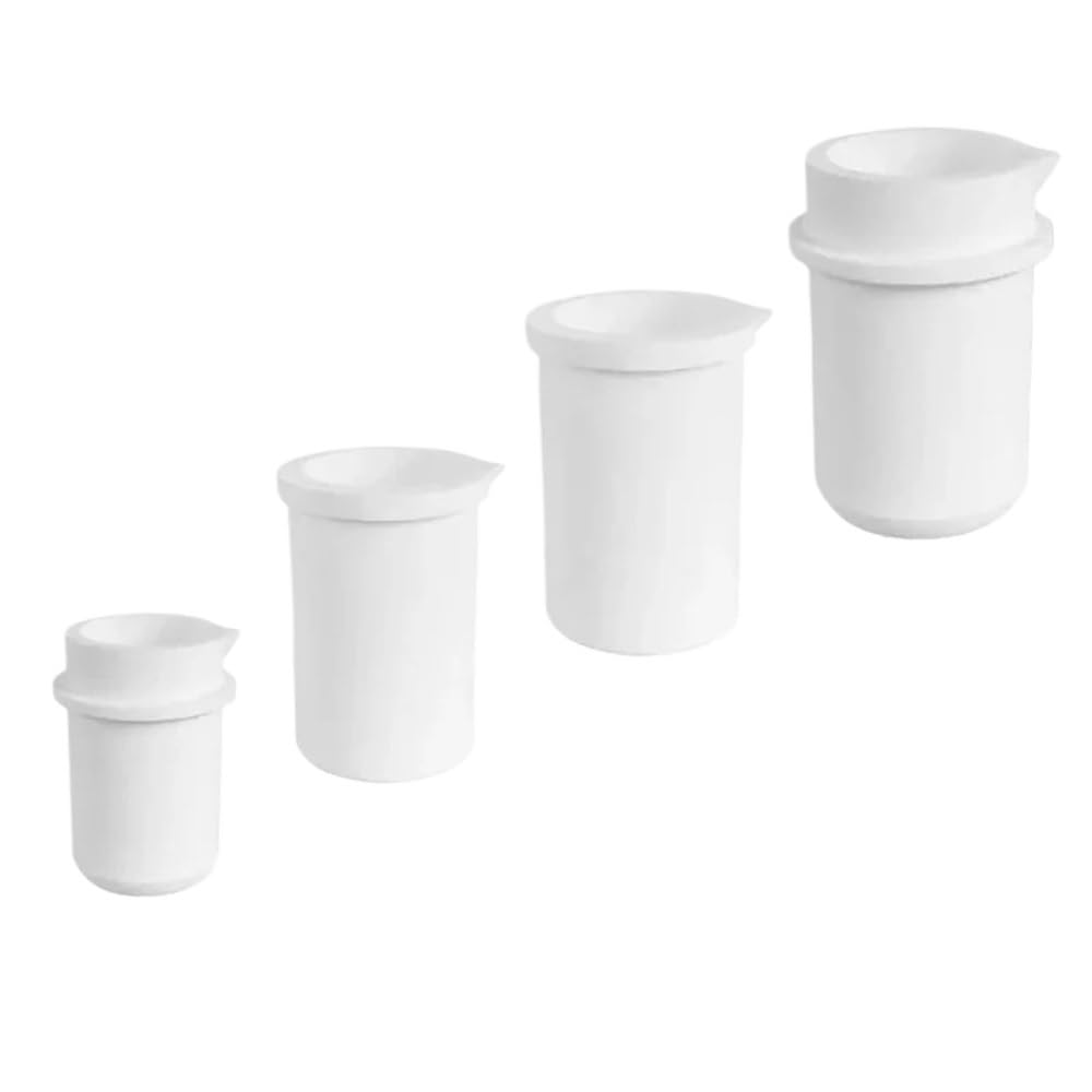 Tygiel kwarcowy 1 szt. do topienia metali - trwałe pojemności 1 kg, 2 kg, 3 kg, 4 kg dla metalurgii i elektroniki(3kg)