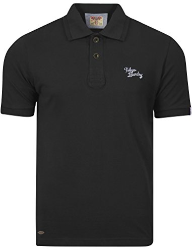 Tokyo Laundry Whidbey Polo piqué à manches courtes pour homme Taille S-XXL - Noir - S Cover