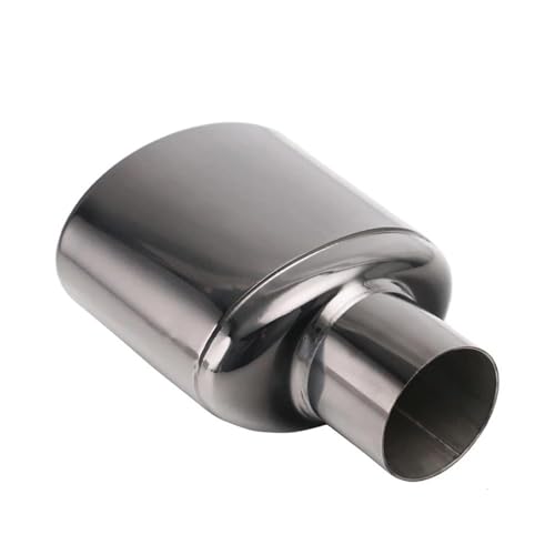 Queue silencieux acier inoxydable 57mm et embouts d'échappement voiture sortie biseautée