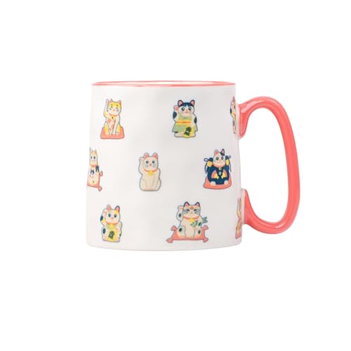 Set de 4 tazas Bella Maneki Neko 18 oz miniatura 2