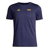 adidas Unisex-Kids Real Salt Lake Pre-Game Short Sleeve Soccer T-Shirt,Team Navy Blue/Real Salt Lake,Medium