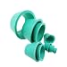 SQXBK 9PCS Buchner Funnel Flask Adapter Set Laboratory Buchner Funnel Wear Resistant Smooth Surface Green Rubber Filter Drawing Pad Combo Set