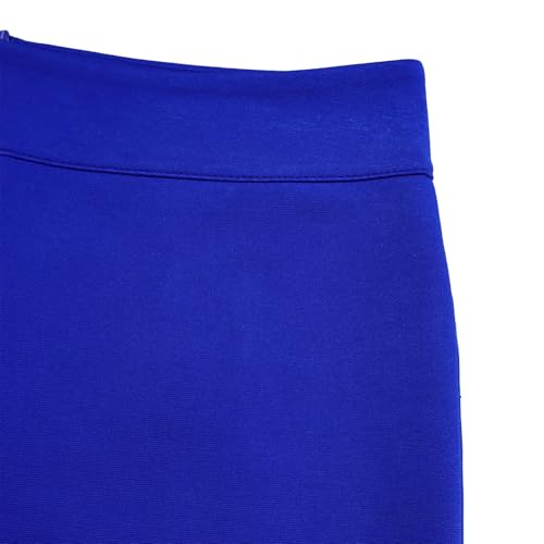 Stunning Royal Blue Women's Business Suit Set with Dress and Pants - Image 6