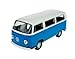 Produktbild Welly Volkwagen T2 Blau mit weissem Dach Bus Transporter 1967-1979 ca 1/34-1/39 Modell Auto Die Cast Neu im Kasten