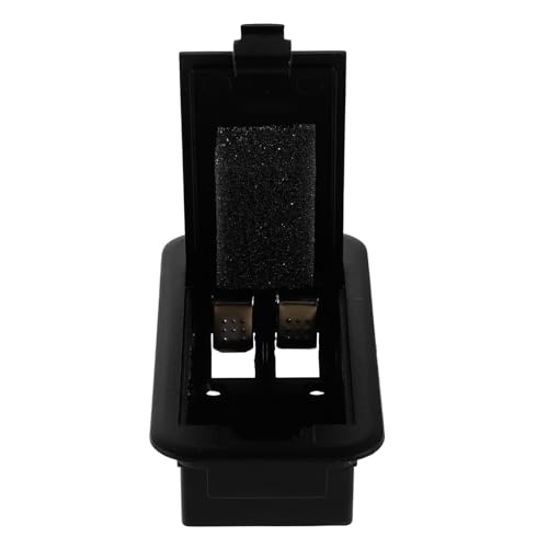Kisangel Pickup Battery Case for Electric Guitar Durable Plastic Holder with Sponge Padding for Vibration Absorption Compatibility for Electric Instrument Pickup Battery