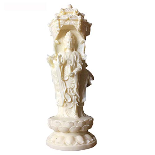 Statue Guanyin Feng Shui blanche pour éveiller la sérénité
