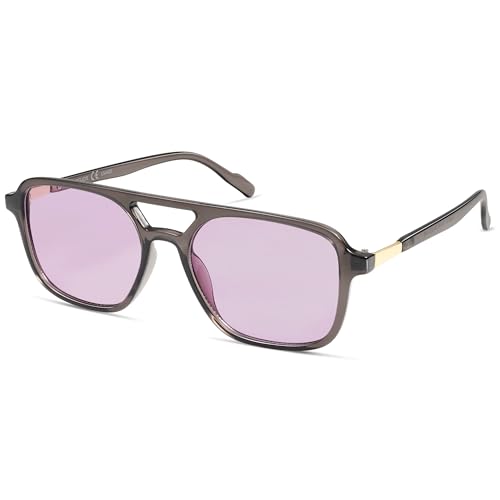 SOJOS Retro Aviator Sunglasses for Women and Men