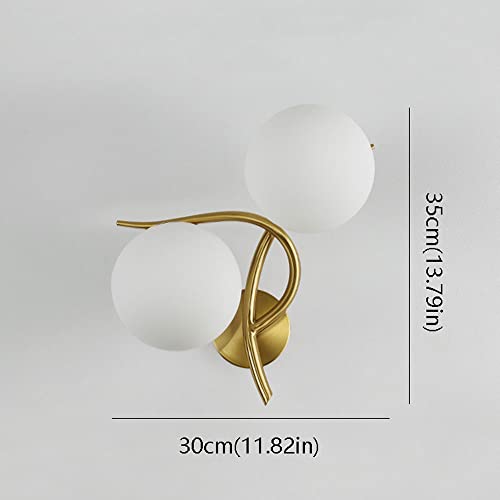 Aplique de pared interior moderno E27 de 2 luces para iluminación decorativa de escaleras 7