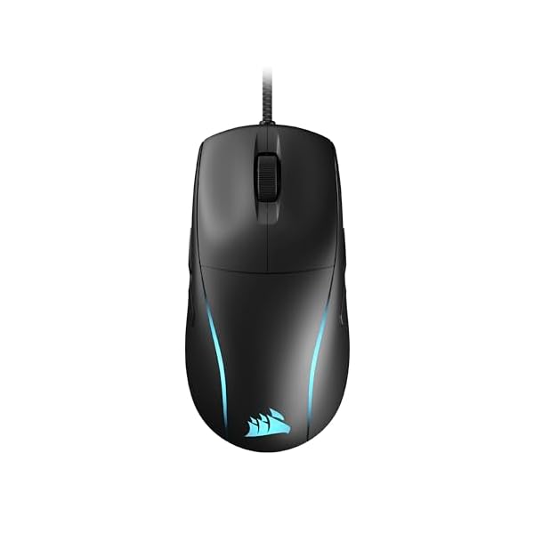 Corsair M75 Wired RGB Lightweight FPS Gaming Mouse – 26,000 DPI – Swappable Side Buttons – PC – Black