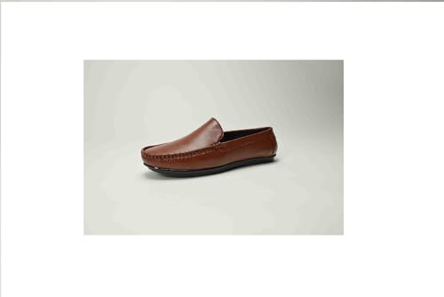 Image of Classic Driving Loafer, Full-Grain Leather, Slip-On, Perforated, Non-Slip Sole, Men's