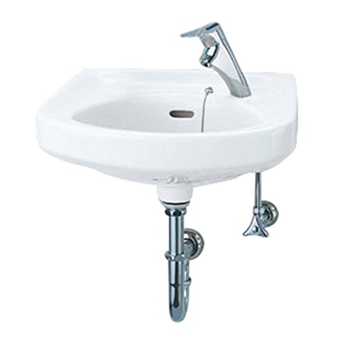 LIXIL(リクシル) INAX そで付小形洗面器 ピュアホワイト YL-132G/BW1