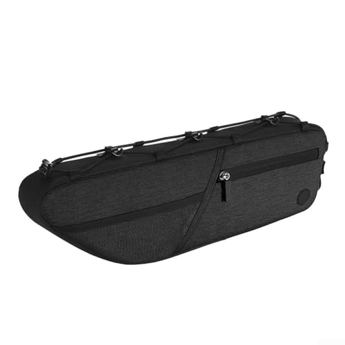 Springwillfly 1 bolsa de bicicleta de 6 L para ciclismo de montaña, fácil acceso, almacenamiento para artículos personales (negro)