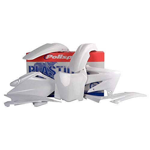 Kit de répliques plastiques MX Polisport blanc : la finition et qualité OEM pour votre moto Honda