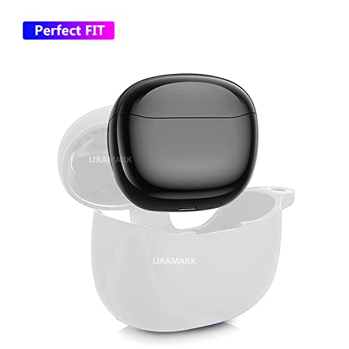 Image of LIRAMARK Shockproof Protective Silicone 360 Cover Case with Buckle Designed for Anker Soundcore R100 (White)