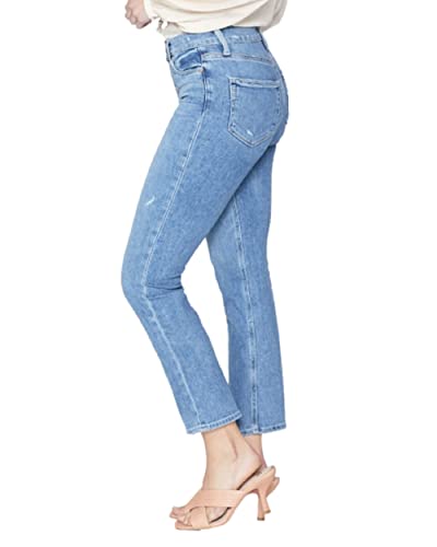 PAIGE Women's Cindy Crop Exposed Button Fly High Rise3