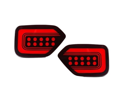 Clignotant dynamique fumé 12V pour pare-chocs arrière Subaru XV Crosstrek feu style C LED