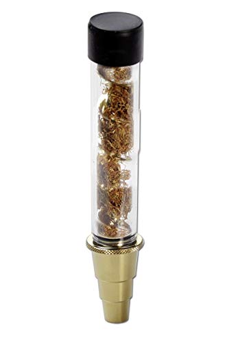 V12 PLUS Handpfeife, Twisty' Blunt mit: verlängertem Rauchweg, Portionskammern', mit Adapter für Bong | 100 x 17 mm, NS… – Bild 4